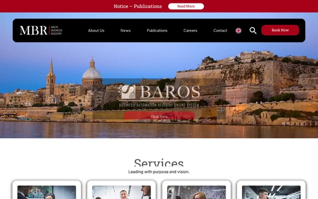 Screenshot of mbr.mt