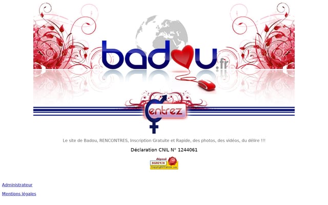 Screenshot of badou.fr