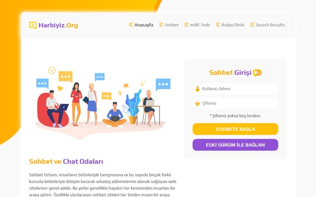 Screenshot of harbiyiz.org