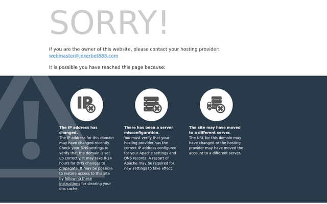 Screenshot of jokerbet888.com