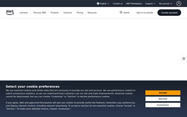 Screenshot of amazonaws.com