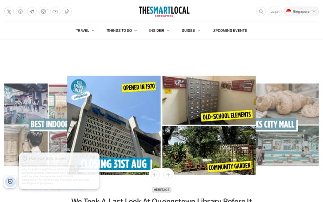 Screenshot of thesmartlocal.com
