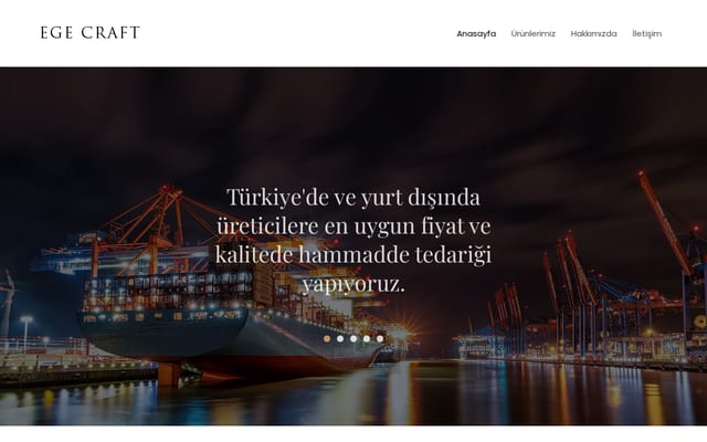 Screenshot of egecraft.com