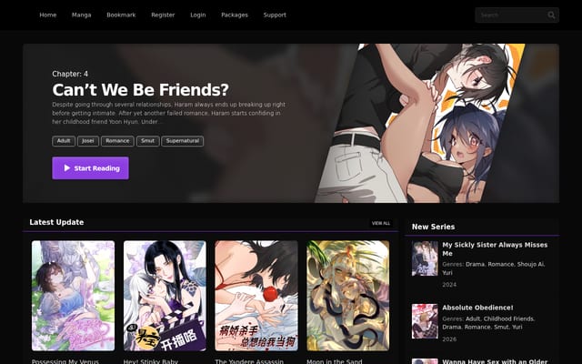 Screenshot of athreascans.com