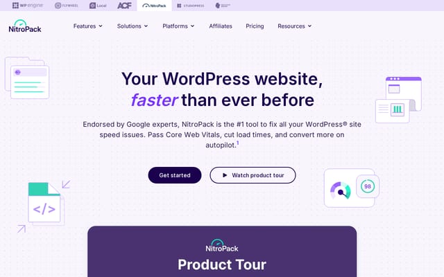 Screenshot of nitrocdn.com