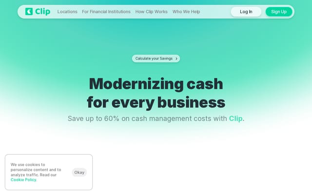 Screenshot of clipmoney.com