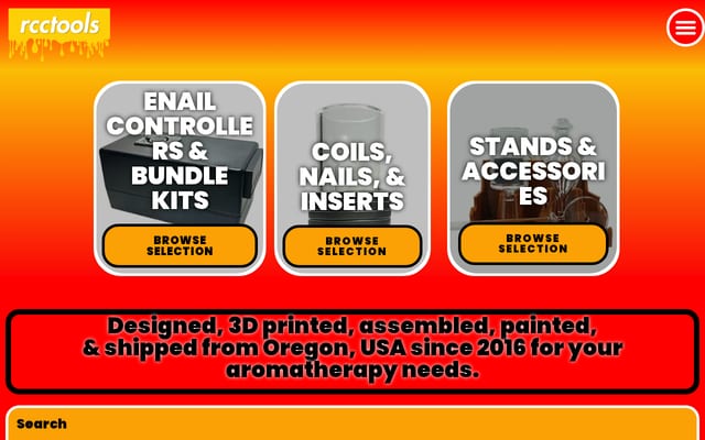 Screenshot of rcctools.com