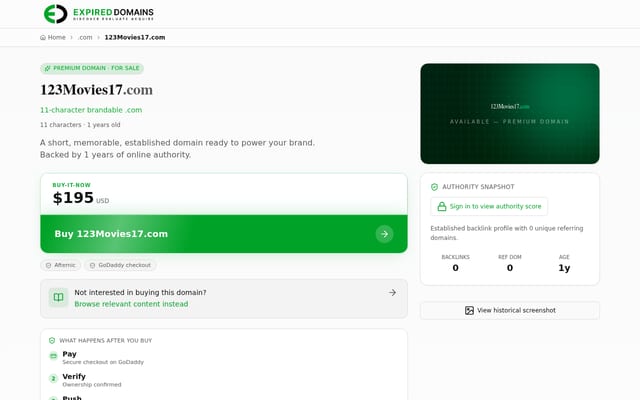 Screenshot of 123movies17.com