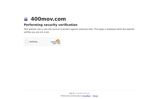 Screenshot of 400mov.com