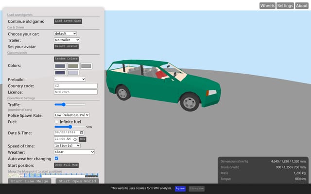 Screenshot of terradrive.eu