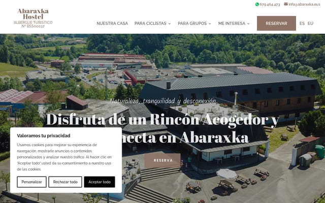 Screenshot of abaraxka.eus