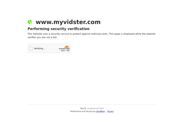 Screenshot of myvidster.com