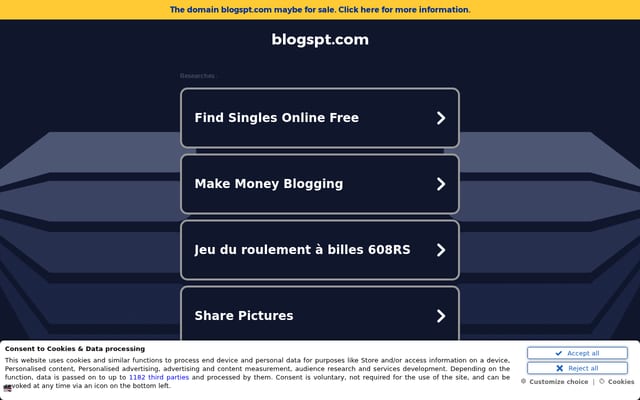 Screenshot of blogspt.com
