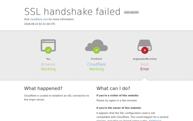 Screenshot of angkasatu88.online