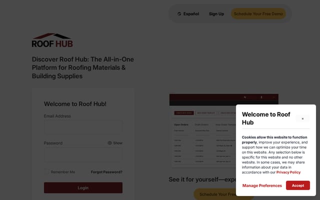 Screenshot of roofhub.pro