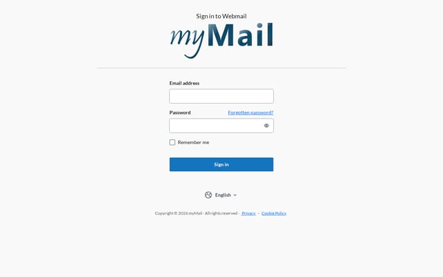 Screenshot of webmailssl.it