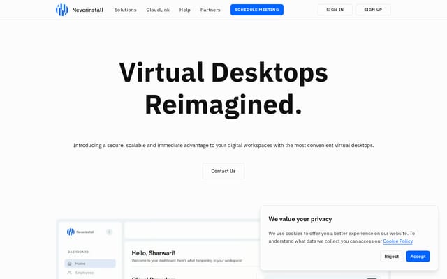 Screenshot of neverinstall.com