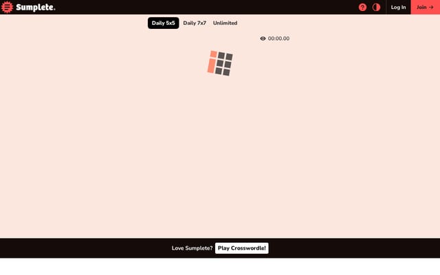 Screenshot of sumplete.com