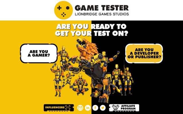 Screenshot of gametester.gg