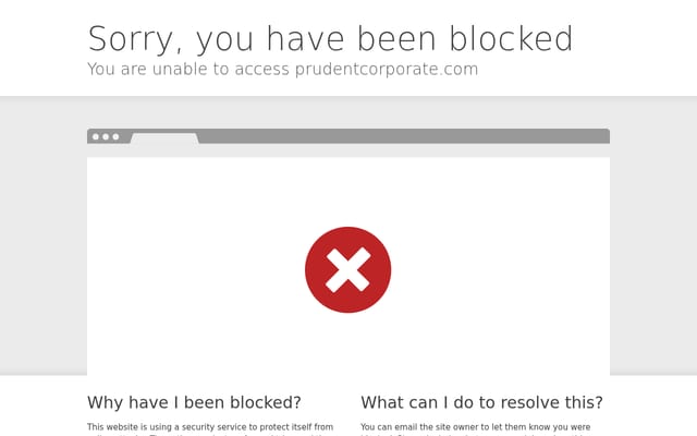 Screenshot of prudentconnect.com