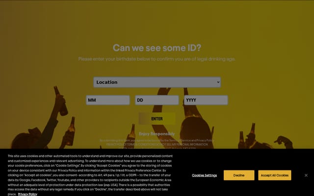 Screenshot of ab-inbev.com