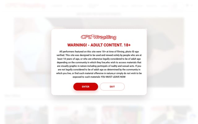 Screenshot of cplwrestling.com
