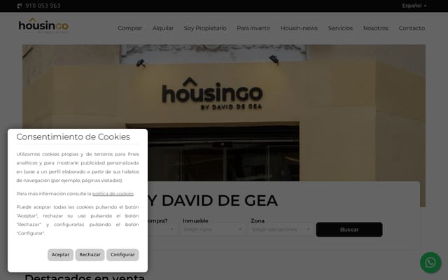 Screenshot of housingo.es