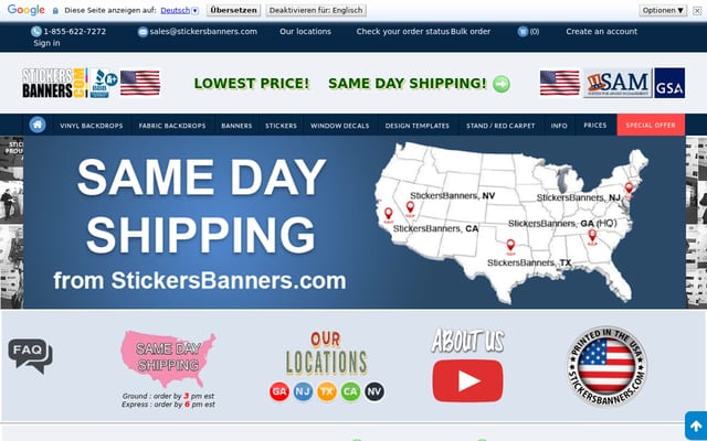 Screenshot of stickersbanners.net