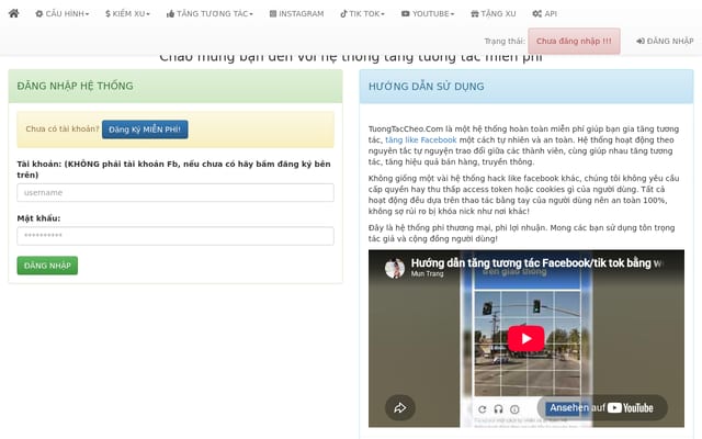 Screenshot of tuongtaccheo.com