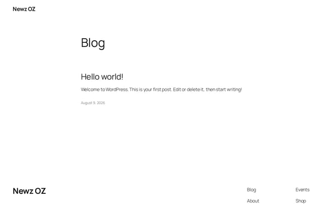 Screenshot of newzoz.com