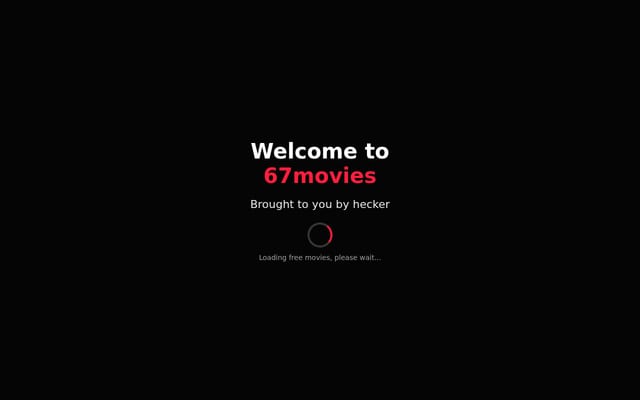 Screenshot of 67movies.xyz
