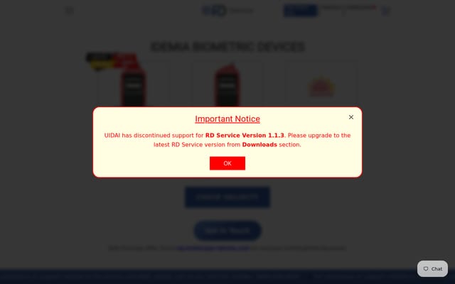 Screenshot of rdserviceonline.com
