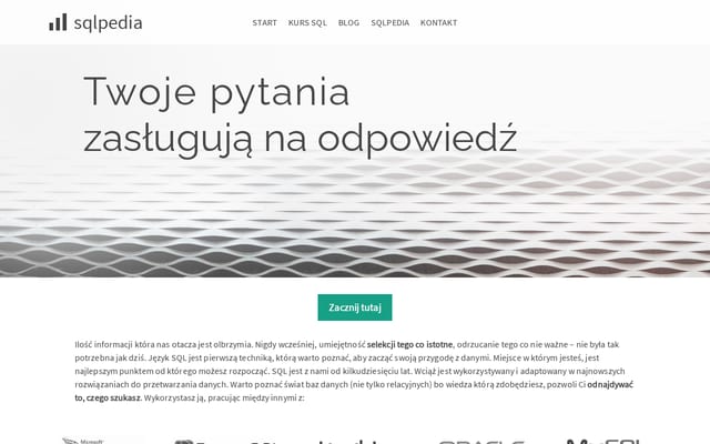Screenshot of sqlpedia.pl