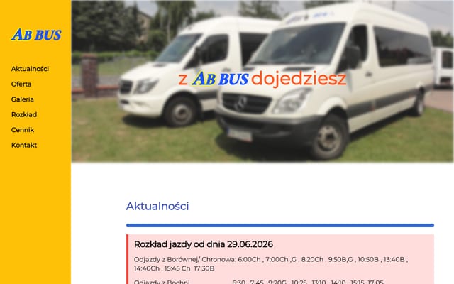 Screenshot of abbus.pl