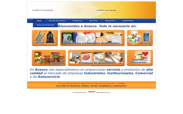 Screenshot of avancefirme.com.mx