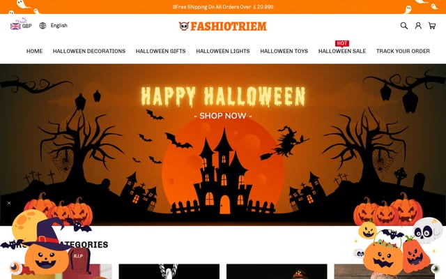 Screenshot of fashiotriem.com