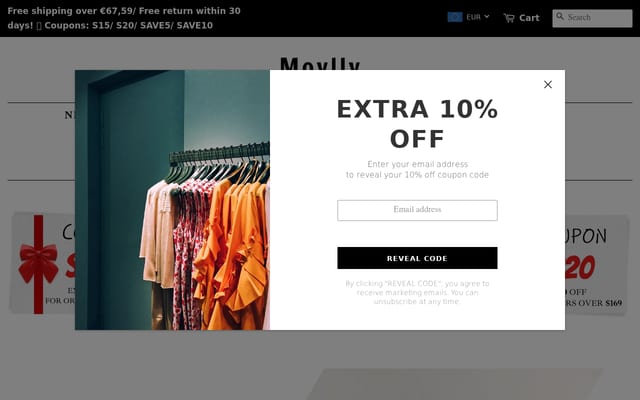 Screenshot of moylly.com
