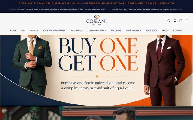 Screenshot of cosiani.com
