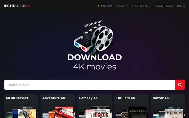 Screenshot of 4k-hd.club