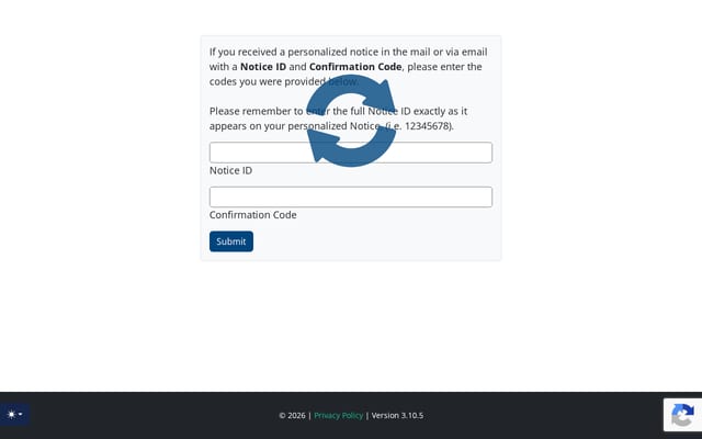 Screenshot of doesettlement.com