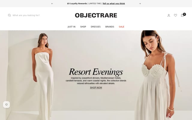 Screenshot of objectrare.com