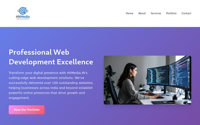 Screenshot of hitmedia.in