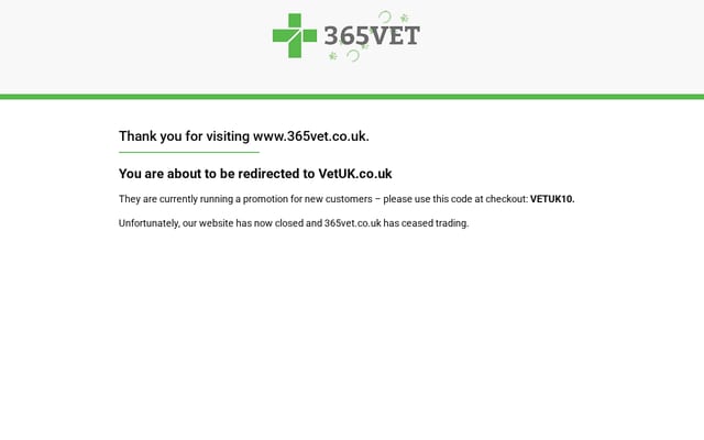 Screenshot of 365vet.co.uk