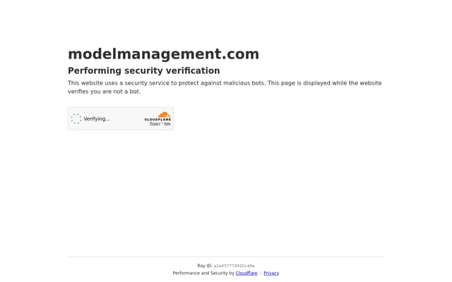 Screenshot of modelmanagement.com