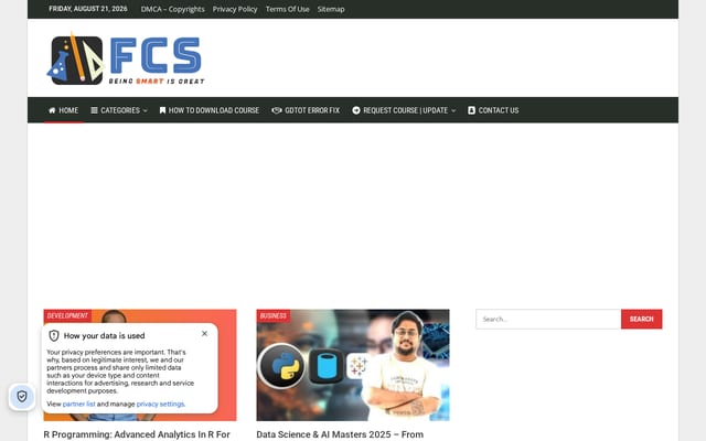 Screenshot of freecoursesite.com
