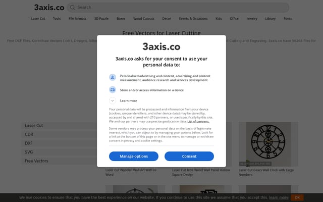 Screenshot of 3axis.co