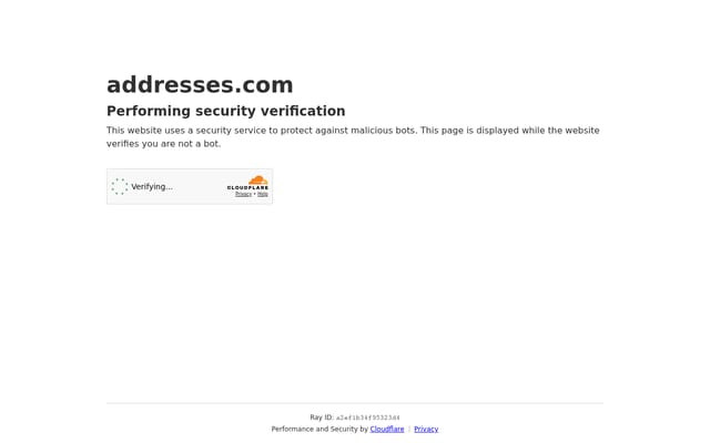 Screenshot of addresses.com