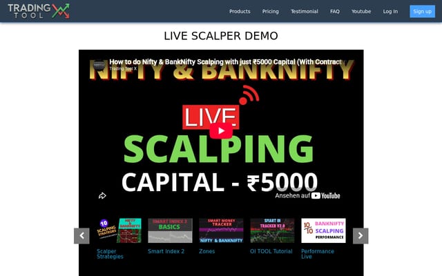 Screenshot of tradingtoolx.com