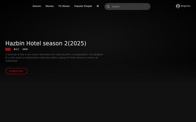 Screenshot of moviqa.com