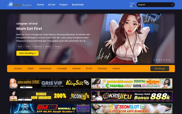 Screenshot of komikindo.info